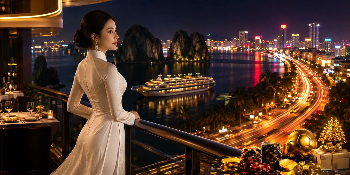 Thành viên VIP tại Vịnh Hạ Long thưởng thức trải nghiệm cao cấp với áo dài truyền thống
