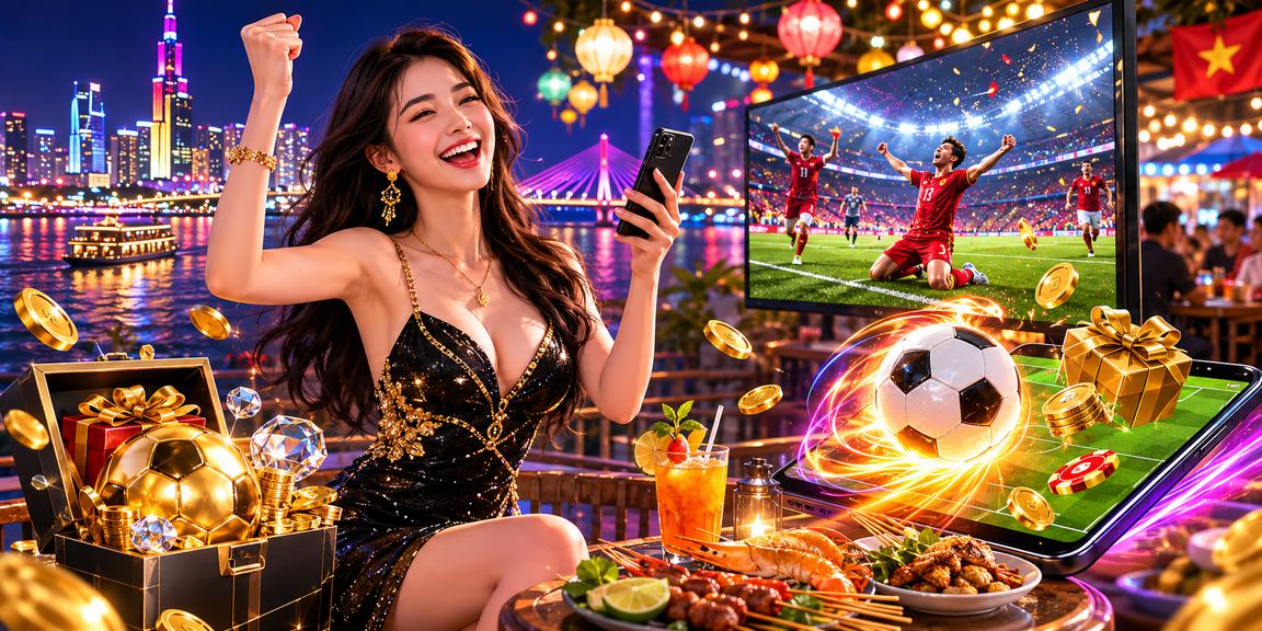 Người chơi tại Hồ Chí Minh đăng ký tài khoản nhận thưởng trong không khí chợ đêm sôi động